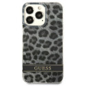 Guess GUHCP13LHSLEOK iPhone 13 Pro / 13 6.1" gray/gray hardcase Leopard