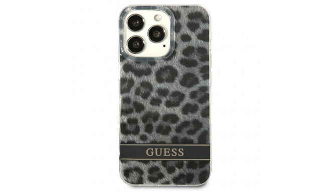 Guess GUHCP13LHSLEOK iPhone 13 Pro / 13 6.1" hall kõvakaaneline Leopard