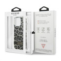 Guess GUHCP13LHSLEOK iPhone 13 Pro / 13 6.1" gray/gray hardcase Leopard