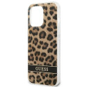 Guess GUHCP13LHSLEOW iPhone 13 Pro / 13 6.1" brown hard case Leopard