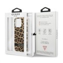 Guess GUHCP13LHSLEOW iPhone 13 Pro / 13 6.1" brown hard case Leopard