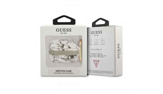 Guess GUAPHCHMAG AirPods Pro cover gray Marble Strap Collection