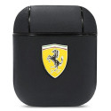 Ferrari FESA2LEBK AirPods 1/2 cover black/black On Track Leather Ferrari FESA2LEBK AirPods 1/2 cover black/black On Track Leather