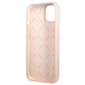 Guess GUHCP13SSLTGP iPhone 13 mini 5.4" pink hard case Silicone Triangle