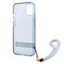 Guess GUHCP13SHTSGSB iPhone 13 mini 5.4" blue/blue hardcase Translucent Stap