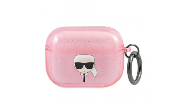Karl Lagerfeld KLAPUKHGP AirPods Pro kate roosa glitter Karl`i pea