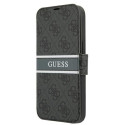 Guess GUBKP13S4GDGR iPhone 13 mini 5.4" gray/gray book 4G Stripe