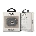 Karl Lagerfeld KLA3UKHGK AirPods 3 cover black/black Glitter Karl`s Head