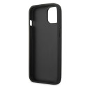 Karl Lagerfeld KLHCP13SPKMP iPhone 13 mini 5.4" pink hardcase Leather Ikonik Karl`s Head Metal