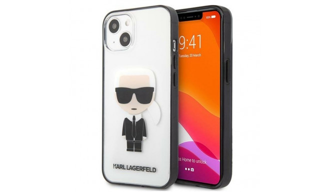 Karl Lagerfeld KLHCP13SHIKCK iPhone 13 mini 5.4" läbipaistev Ikonik Karl