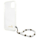 Guess GUHCP13SKPSWH iPhone 13 mini 5.4" Transparent hardcase White Pearl