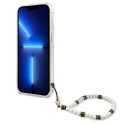 Guess GUHCP13SKPSWH iPhone 13 mini 5.4" Transparent hardcase White Pearl