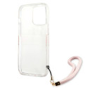 Guess GUHCP13XKMABPI iPhone 13 Pro Max 6.7" pink/pink hardcase Marble Strap Collection