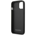 Mercedes MEHCP13MDELBK iPhone 13 / 14 / 15 6.1" black/black hardcase Leather Perforated