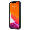 AMG AMHCP13LDOLBK iPhone 13 Pro / 13 6.1" black/black hardcase Leather Hot Stamped