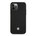 Case BMW BMHCP12LRSWPK iPhone 12 Pro Max 6.7" black/black hardcase Leather Perforate