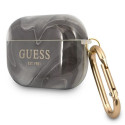 Guess GUAPUNMK AirPods Pro cover black/black Marble Collection