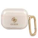 Guess GUAPUCG4GD AirPods Pro cover gold/gold Glitter Collection