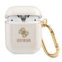 Guess GUA2UCG4GD AirPods 1/2 cover gold/gold Glitter Collection