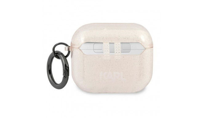 Karl Lagerfeld KLA3UCHGD AirPods 3 cover gold/gold Glitter Choupette