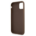 Guess GUHCN614GDBR iPhone 11 / Xr 6.1" brown/brown hardcase 4G Stripe