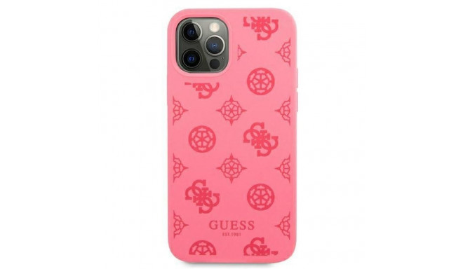 Guess GUHCP12LLSPEFU iPhone 12 Pro Max 6.7" fuksia kõva ümbris Peony Collection