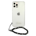Guess GUHCP12LKPSBK iPhone 12 Pro Max 6.7" Transparent hardcase Black Pearl