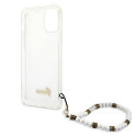 Guess GUHCP12LKPSWH iPhone 12 Pro Max 6.7" Transparent hardcase White Pearl