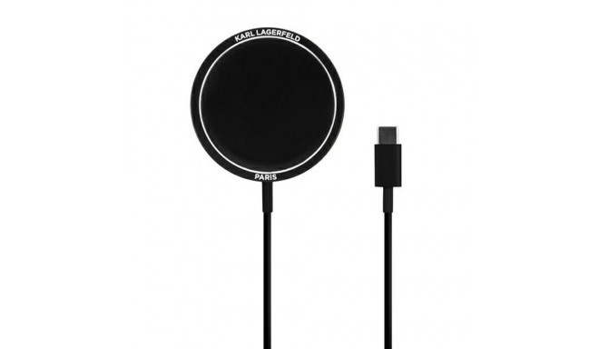 Karl Lagerfeld induktsioonlaadija KLCBMSIKBK 15W MagSafe