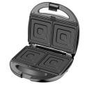 Adler AD 3040 sandwich maker 1200 W Black, Grey