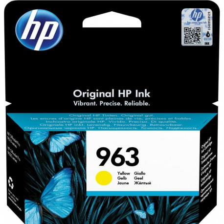 HP originaal tindikassett 963, kollane