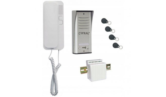 INTERCOM CYFRAL COSMO 1-tenant hõbedane