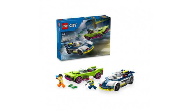 LEGO CITY 60415 POLITSEIAUTO JA MUSKELAUTO JÄLITUS