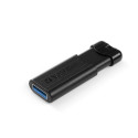 USB-mälupulk Verbatim 32GB USB3.0 PINSTRIPE BLACK/must