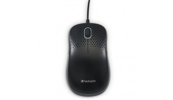 Hiir Verbatim Silent Optical Mouse, vaikne, must, 1.5m USB-kaabel, 1000dpi