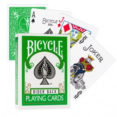 Bicycle Rider Back Cards (Green)