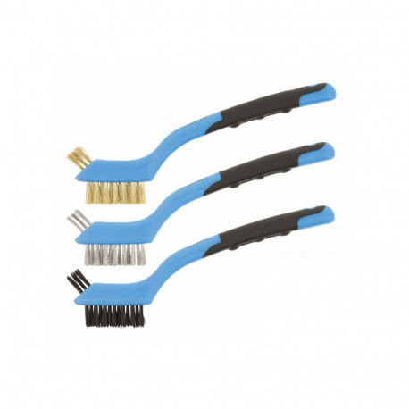 Harjade komplekt 3tk(teras,messing,nailo