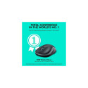 Logitech M185 Wireless Mouse, RF Wireless, 1000 DPI, Black/Blue