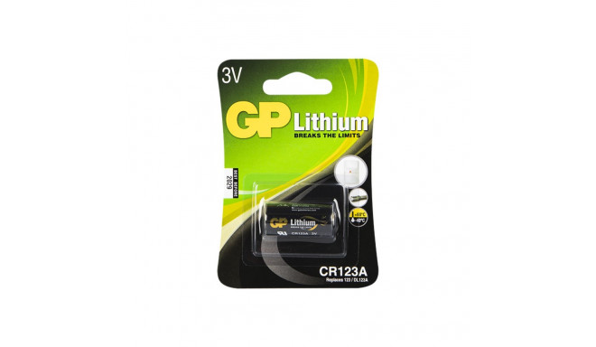 82-531# Bateria litowa 3v cr123a gp blister 16,8x34,5mm