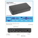 Targus | Universal DisplayLink USB-C Dual 4K HDMI Docking Station with 65 W Power Delivery | HDMI po