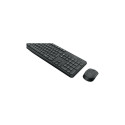 Logitech MK235 keyboard Mouse included USB QWERTY US International Grey