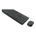 Logitech MK235 keyboard Mouse included USB QWERTY US International Grey