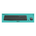 Logitech MK235 keyboard Mouse included USB QWERTY US International Grey