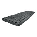 Logitech MK235 keyboard Mouse included USB QWERTY US International Grey
