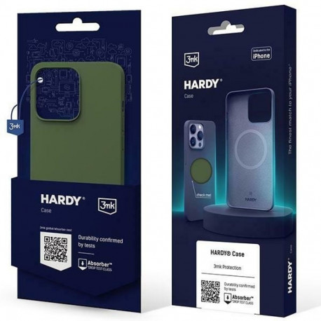 3MK Hardy Case iPhone 15 Plus / 14 Plus 6.7" alpine green MagSafe