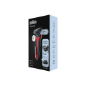 Braun Series 6 61-R1200s Foil shaver Trimmer Black Red