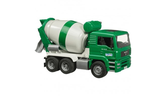 Bruder MAN TGA concrete mixer white and green