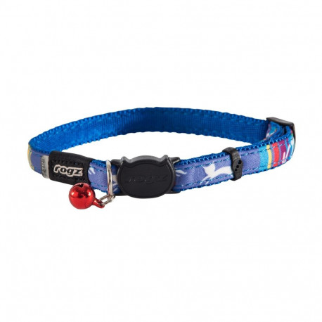 Cat collar Neocat Blue Candystripes 11mm/20-31cm