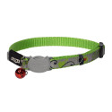Kassi kaelarihm Rogz Reflectocat Lime Fish 11m/20-31cm