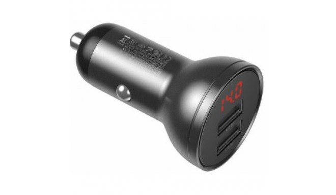 Baseus Digital Display Car Charger USB-A / 24W